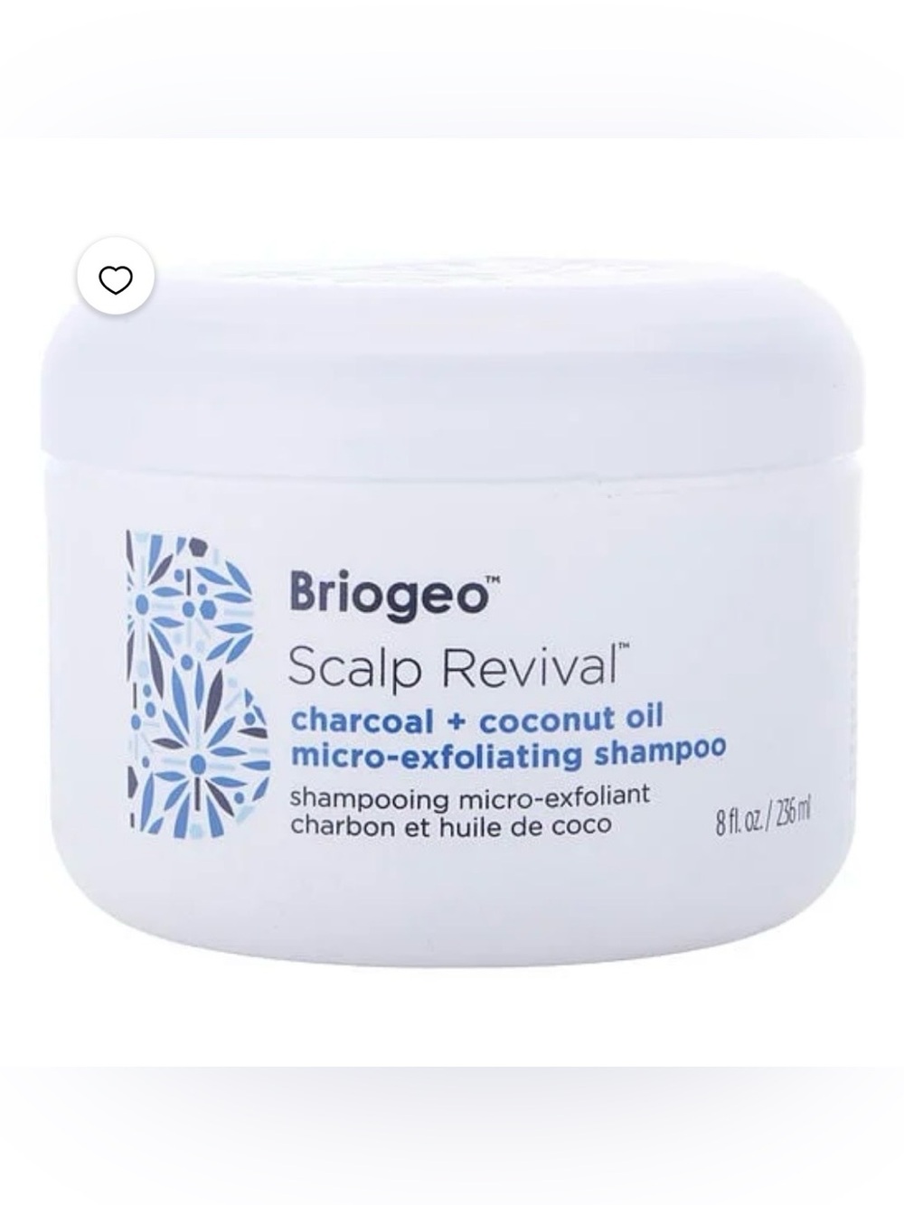 Briogeo White Scalp Revival Charcoal + Coconut Oil Micro-Exfoliating Shampoo